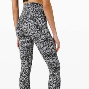 Lululemon | Size 6 | Align Pant II 25'' Urban Block Ice Gray Black